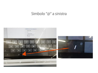 Simbolo @ a sinistra
 