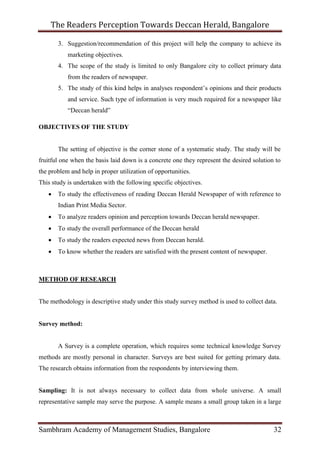 Readels Operration Deccan Herald Project | DOCX