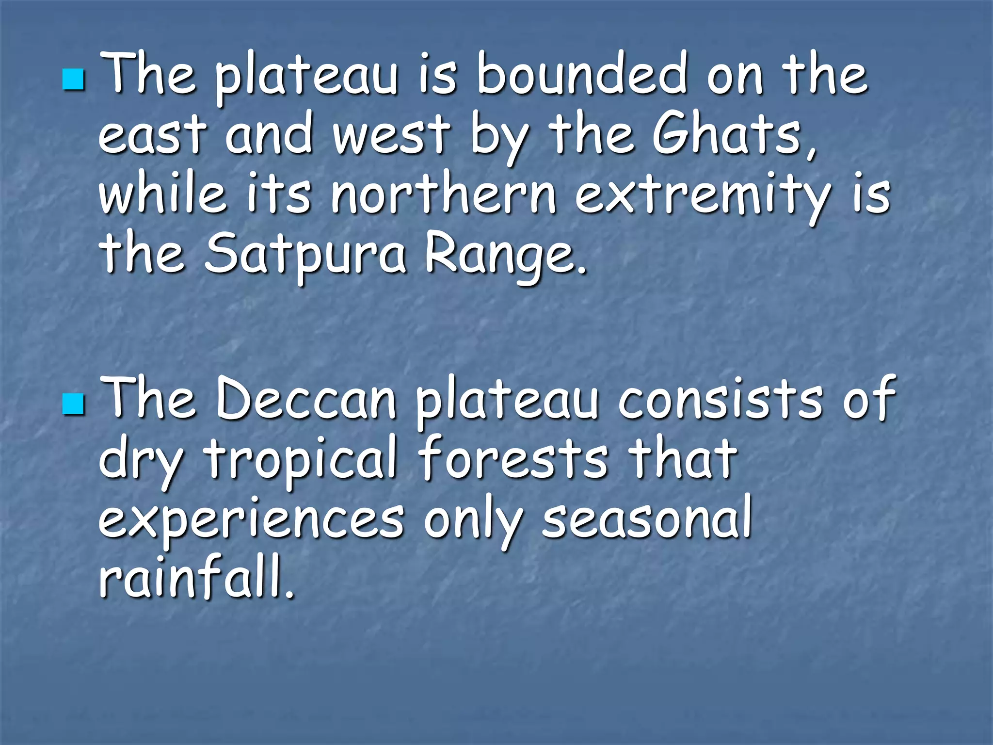 Deccan Plateau | PPTX