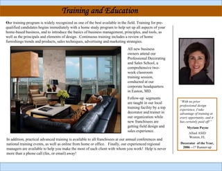 DecDen Franchise Opportunity