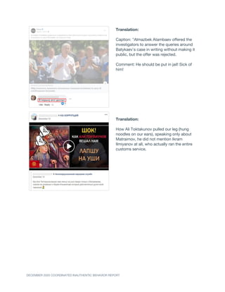 Facebook CIB report - December 2020