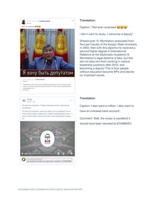 Facebook CIB report - December 2020