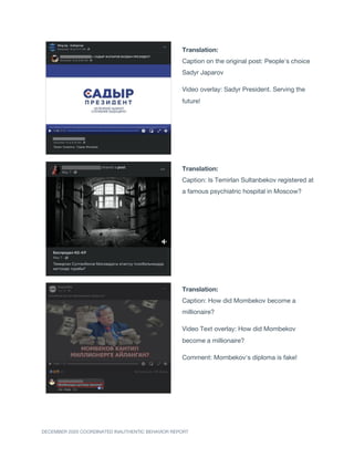 Facebook CIB report - December 2020