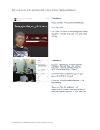 Facebook CIB report - December 2020