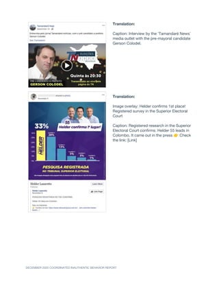 Facebook CIB report - December 2020