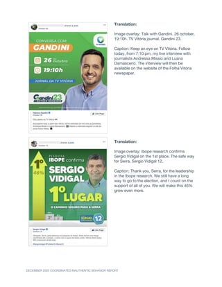 Facebook CIB report - December 2020