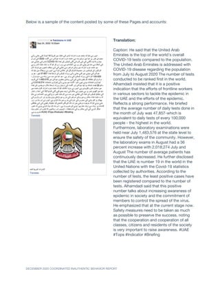 Facebook CIB report - December 2020