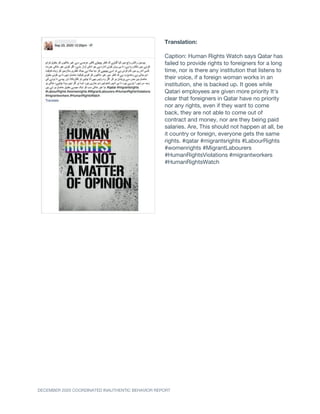 Facebook CIB report - December 2020