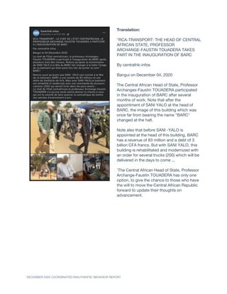 Facebook CIB report - December 2020