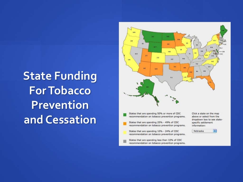 Preventing Tobacco Use in Nebraska How Tobacco Prevention Programs a…