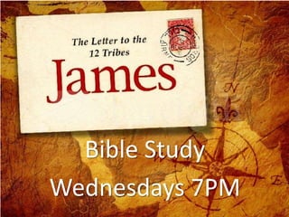 Bible Study
Wednesdays 7PM
 