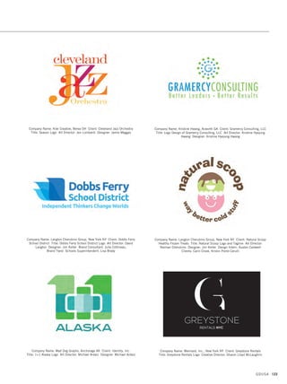 Company Name: Gee + Chung, San Francisco CA Client: Ultra Capital
Title: Ultra Capital Logo Art Director: Earl Gee Designers: Earl Gee,
Breon Waters II Illustrators: Earl Gee, Breon Waters II
Company Name: Gill Fishman Associates, Cambridge MA Client: Harvard Brain
Science Initiative Title: Logo Design Designer: Michael Persons
Illustrator: Michael Persons
Company Name: How 2 Design, Guilford CT Client: MOXIE
Title: MOXIE Restaurant Logo Art Director: Noemi Kearns
Designers: Keith Edwards, Katie Marrotte, Ruth Zelanski
Company Name: Gene Burns Graphic Design, Philadelphia PA Client: Roman
Catholic High School Title: 125th Anniversary Logo Designer: Gene Burns
Company Name: Hino Trucks Marketing, Novi MI Client: Hino Trucks
Title: Elite Event Prague Designer: Kyle D. Winters
Company Name: Innovative Design  Graphics, Evanston IL Client: Latino Policy
Forum Title: Operation H.E.L.P. Collaborative Project Logo
Art Director: Tim W. Sonder Designer: Edmund C. Nowiszewski
GDUSA 121
10. identity design_17.1. Self Promo Impo 12/2/15 10:20 AM Page 121
 