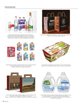 164 GDUSA
Company Name: Mattel, Inc./Barbie Packaging, El Segundo CA Client: Mattel,
Inc. Title: Barbie® Fashionistas® Dolls Designer: Vicky Gevorkyan
Copywriter: Alexandra Fink Engineer: Marissa Laver Manager: Brett Cambria
Director: Corinne Maffin Vice President: Peter Helenek
Company Name: McDill Associates, Soquel CA Client: Hip Chick Farms
Title: Hip Chick Farms Packaging and Redesign Art Director: Melissa McDill
Designer: David Padron Account Executive: Elizabeth Serafin
Company Name: Murie Design Group, Boise ID Client: Jobu Lifestyle
Title: Jobu Locker Box Art Director: James Albert Designer: James Albert
Illustrator: Helena Frielich
Company Name: Mattel, Inc./Barbie Packaging, El Segundo CA
Client: Mattel, Inc. Title: Barbie® Rainbow Hair Designer: Brett Cambria
Copywriter: Alexandra Fink Engineer: Marissa Laver Assistant Design:
Envoi Design Director: Corinne Maffin Vice President: Peter Helenek
Company Name: Midland Packaging  Display, Franksville WI
Client: Walmart/NBC Universal Title: Jurassic World for Marketside
Art Director: Kenneth Siemens Designer: Cindy Borland Illustrator: Ryan Ward
Photographer: Ryan Ward Ink Specialist: Scott Matson
Company Name: New England Foundry, Bethel CT Client: JGCO Brands
Title: Urban Sundry Candle Package Design Art Directors: Rich Ahlers, Jared
Gettinger Designer: Rich Ahlers Illustrator: Rich Ahlers
Photographer: Rich Ahlers
PACKAGING
13. packaging_17.1. Self Promo Impo 12/2/15 11:19 AM Page 164
 