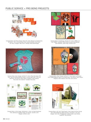 184 GDUSA
Company Name: Veugeler Design Group, Buford GA Client: Jekyll Brewing
Title: Jekyll Brewing Taproom Poster Series Designer: Randall Veugeler
Company Name: Yes Design Shop, San Mateo CA Client: CAMEO
Title: WOVEN Event Posters Art Director: Alisa Wittkop
Designer: Alisa Wittkop
Company Name: Wells Communications Consulting, Ithaca NY
Client: Cornell University Worker Institute Title: Union Days 2015 Poster
Art Director: Barbara Wells
Company Name: Yes Design Shop, San Mateo CA Client: Firebird Dance Theatre
Title: From London to Neverland Poster Art Director: Alisa Wittkop
Designer: Alisa Wittkop
POSTERS
15. posters_17.1. Self Promo Impo 12/2/15 11:30 AM Page 184
 