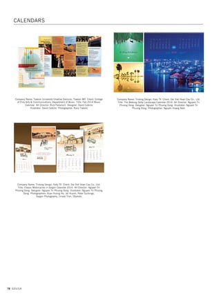 76 GDUSA
Company Name: Test Monki, The Woodlands TX Client: Paventy  Brown
Orthodontics Title: How to Survive Braces Field Guide Art Director:
Suzy Simmons Designer: Gabby Nguyen
Company Name: ThinkDesign Group, Minneapolis MN Client: InFaith Community
Foundation Title: New Name Introduction Art Director: Linda Henneman
Designers: Linda Henneman, Caitlin Murzyn Illustrator: Elizabeth Rosen
Writer: Jonathan Wiese
Company Name: VF Imagewear, Nashville TN Client: Ford Motor Company
Title: Ford Dealership Apparel Launch Folder Creative Director: Tommy Upson
Art Director: Heather Heaven Designer: Heather Heaven
Photographer: Trevor Dixon Marketing Manager: Leslie Hunt
Company Name: The Official Office Of, Huntsville TX Client: City Hall Cafe
Title: City Hall Cafe Menu Art Director: W. Anthony Watkins
Copywriter: W. Anthony Watkins
Company Name: Tminus1Creative, Exton PA Client: Soundview
Title: Soundview Corporate Learning Brochure Art Director: Terry Scullin
Designers: Terry Sculin, Beth Thren
Company Name: Xactware, Lehi UT Title: Xperience It
Art Director: Rob Kirby Designer: Kristen Griffiths
Photographer: Coray McClellan
BROCHURES + COLLATERAL
04. brochures_17.1. Self Promo Impo 12/2/15 9:40 AM Page 76
 