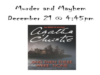 December 2017 Programs