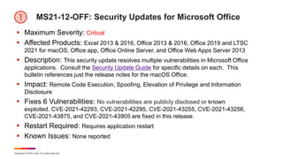 December 2021 patch tuesday | PPTX