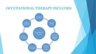 Occupational therapy for autism in India | PPTX