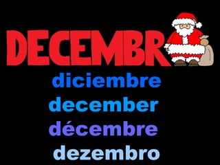 diciembre december   décembre   dezembro 