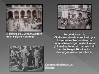 La renuncia de Madero se lee poco después en la Cámara de Diputados