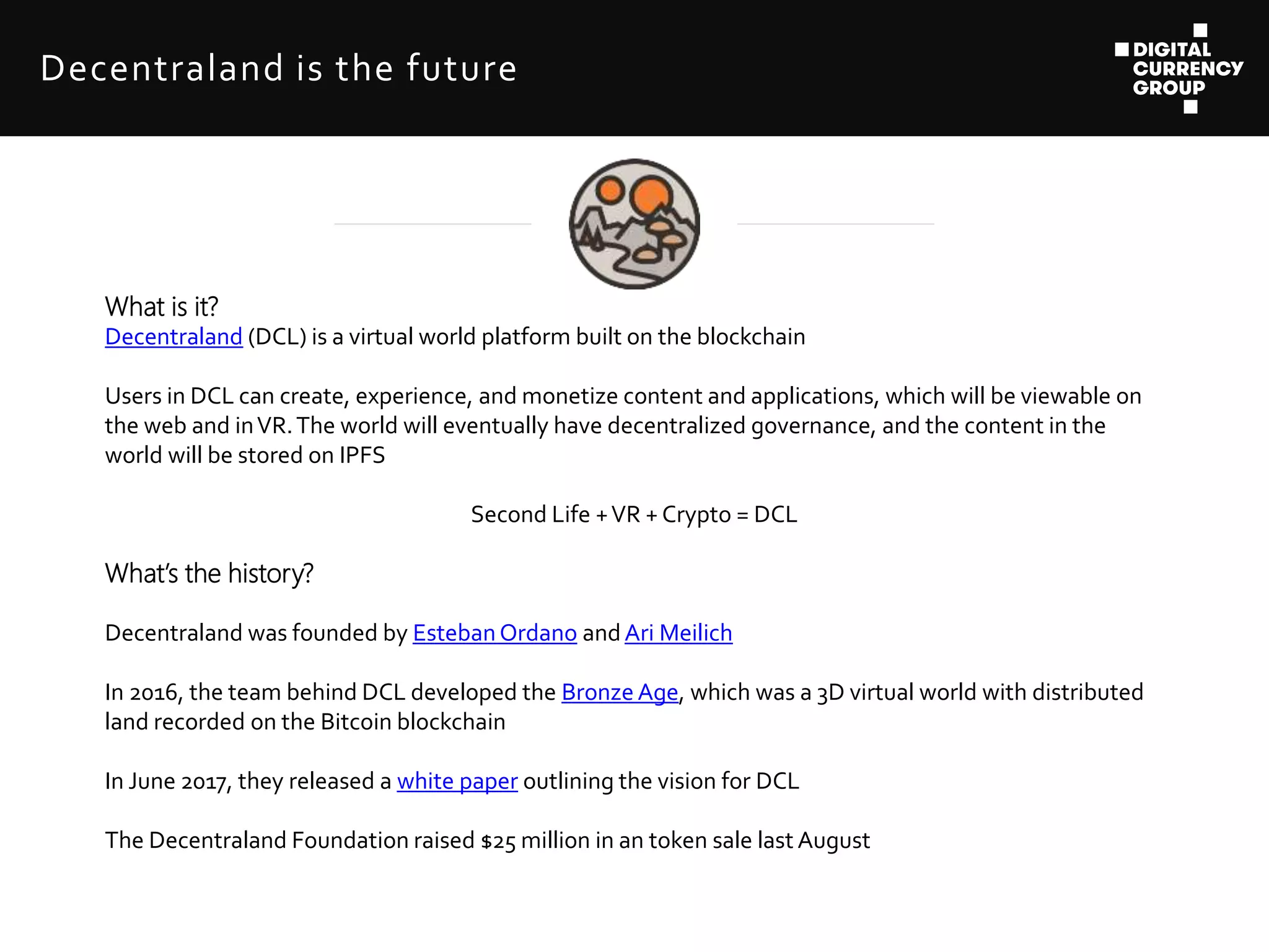 Decentraland: Building the Metaverse | PPTX