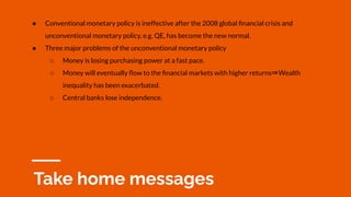 Decentralised monetary policy by Yulin Liu