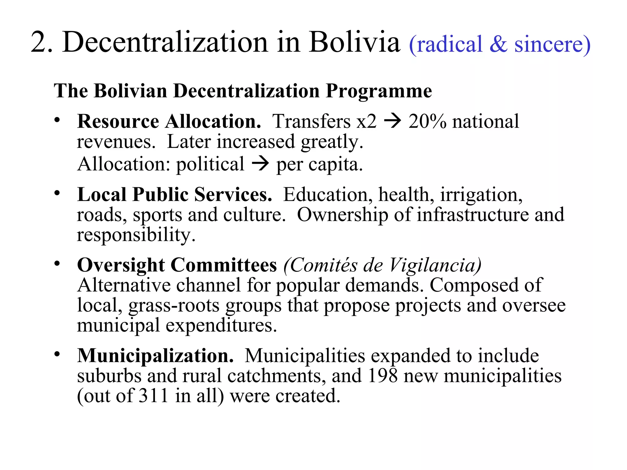 Decentralization and popular democracy - governance from below in ...