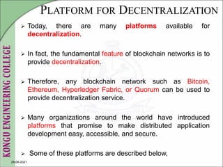 Decentralization in blockchain | PDF