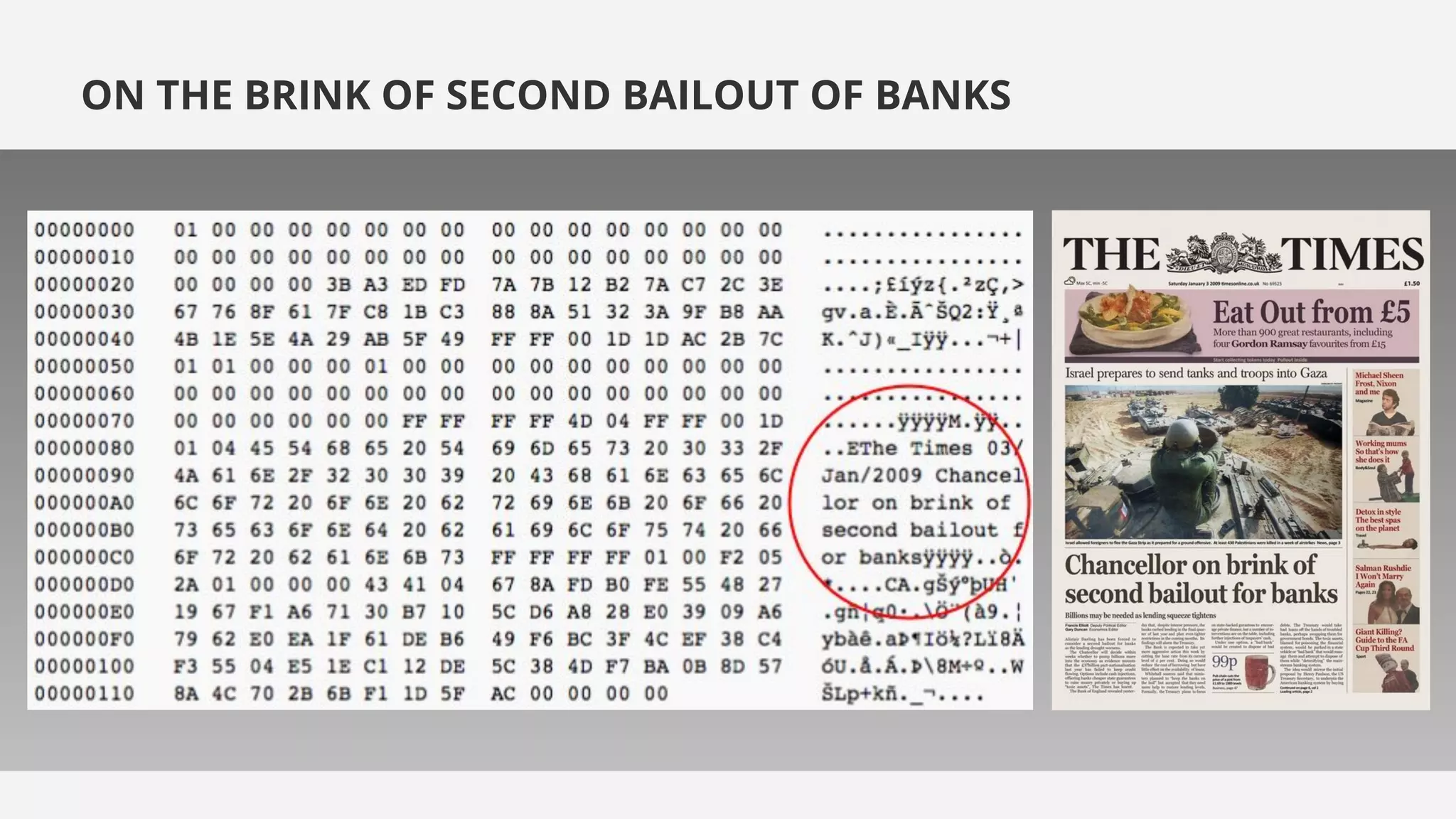 ON THE BRINK OF SECOND BAILOUT OF BANKS
 