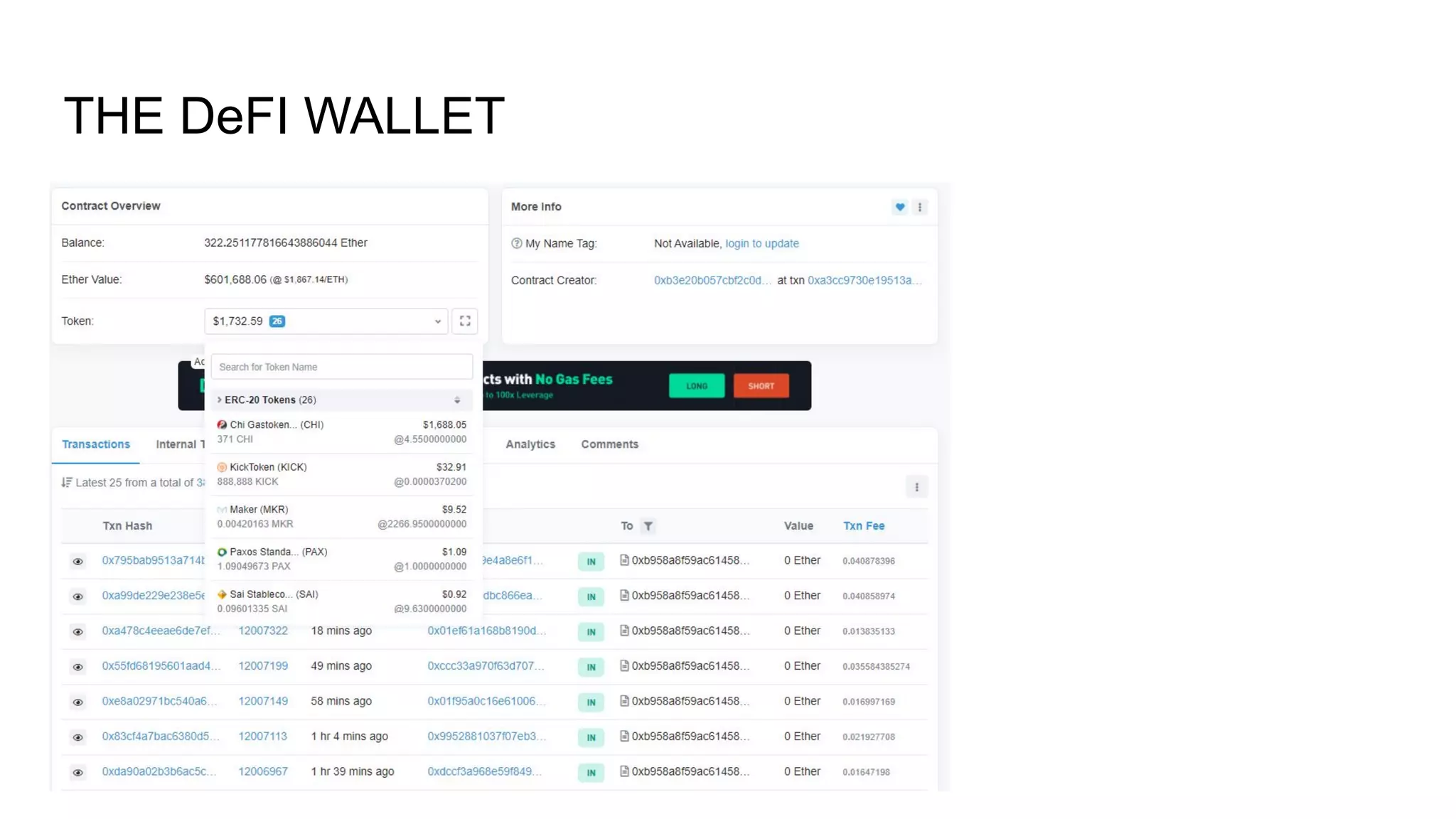 THE DeFI WALLET
 