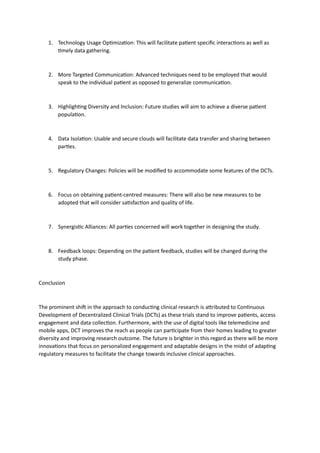 Decentralized Clinical Trials: The Future of Remote clinical Research ...