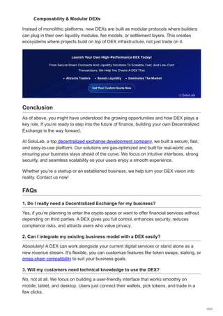 Dex Devall Model.pdf Decentralized Exchange Development A Complete Guide.pdf