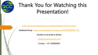 Decentralized Solid Waste Management Dswm Pptx