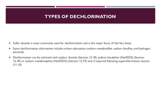 Dechlorination and process,Types of Dechlorination | PDF