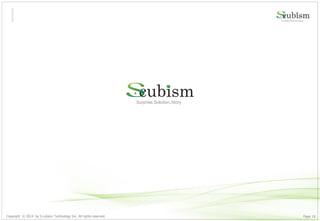 Copyright © 2014 by S-cubism Technology Inc. All rights reserved. 19Page
 