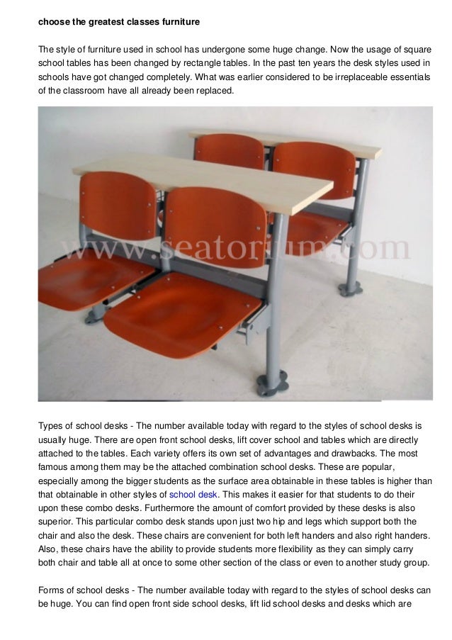 Ergonomic Desk Classes Desks Are The Ideal School Tables For Learners