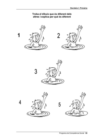 'HFLGHL[ , 3ULPjULD


7URED HO GLEXL[ TXH pV GLIHUHQW GHOV
 DOWUHV L H[SOLFD SHU TXq pV GLIHUHQW




                         Programa de Competència Social 
 