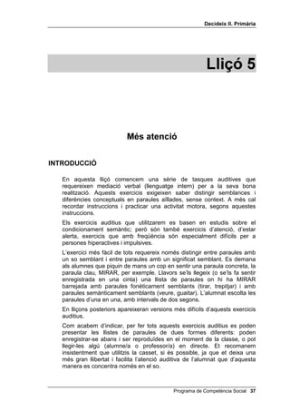 'HFLGHL[ ,, 3ULPjULD




 Programa de Competència Social
 