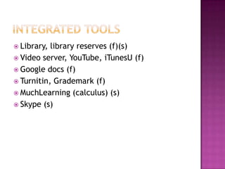 Results UsabilityToolsAccessibilityOverall improvements