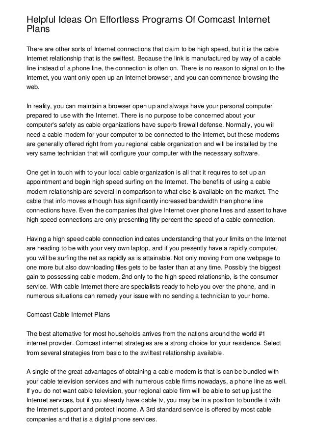 Comcast Internet Deals >> Helpful Ideas On Effortless Programs Of Comcast Internet Plans Comcast Internet Deals >> Helpful Ideas On Effortless Programs Of Comcast Internet Plans
