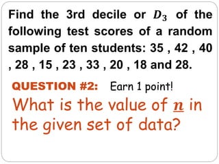 DECILE FOR UNGROUPED DATA-MOV 4 COPY.pptx