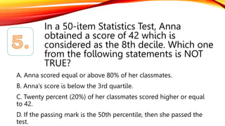 Decile In Statistics Test Example decile ungrouped data.pptx