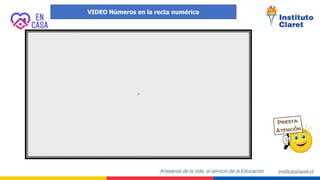 VIDEO Números en la recta numérica
 