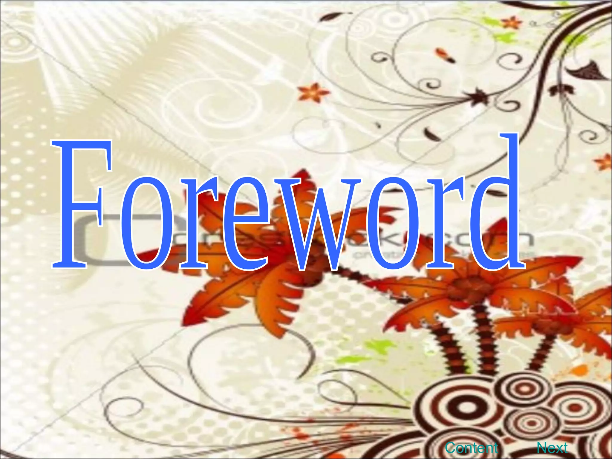 Foreword Content Next 