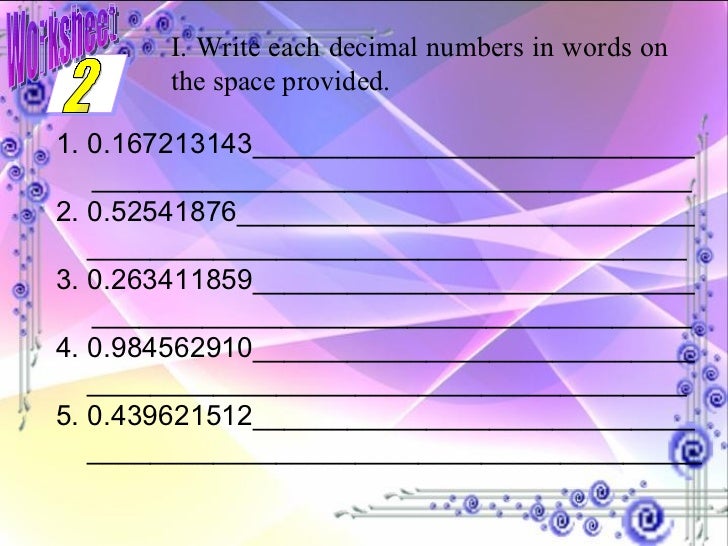 How to write sixty five hundredths in standard form