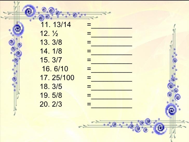 Decimal Numbers Part 2