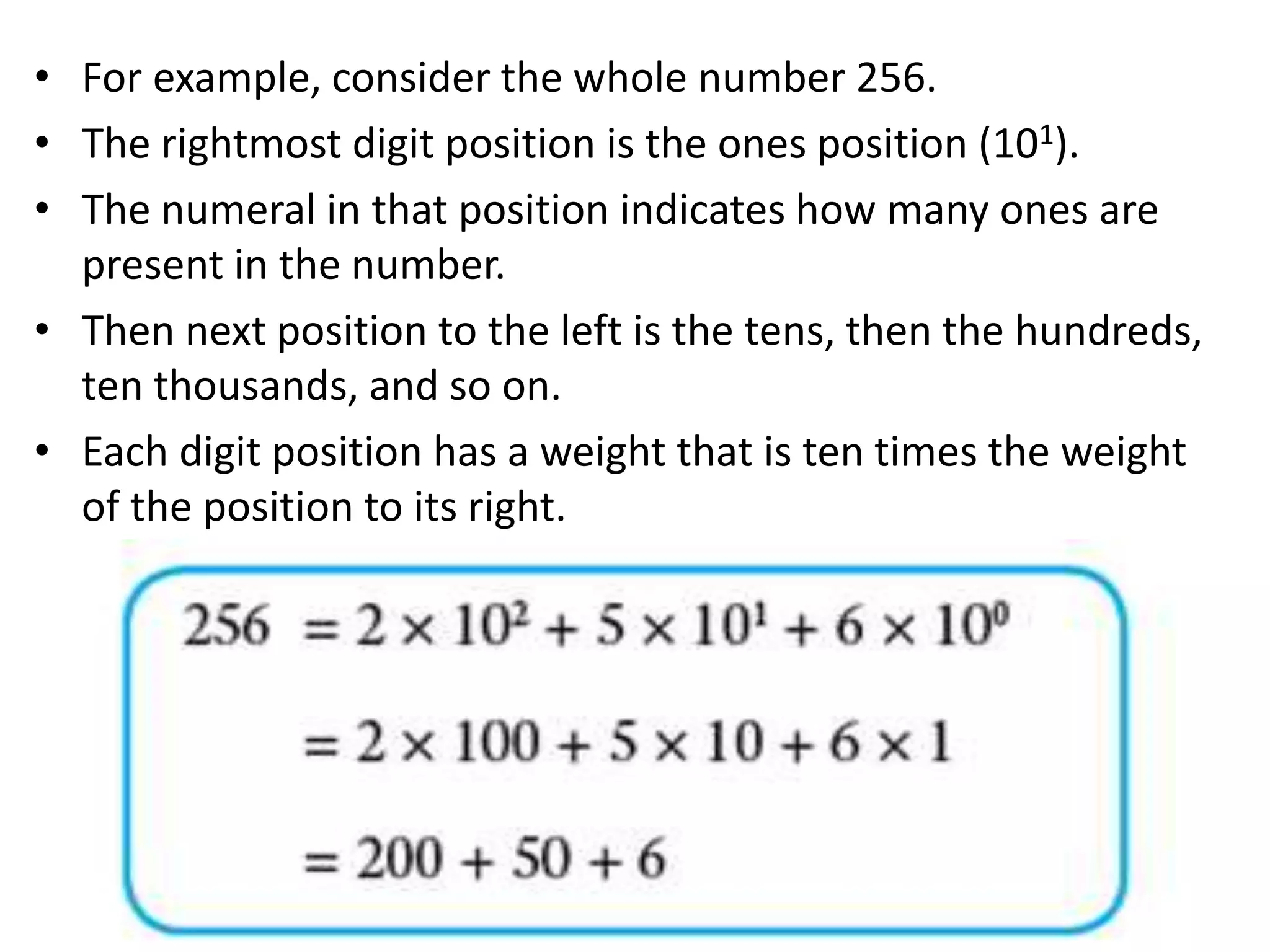 Decimal number system | PPTX