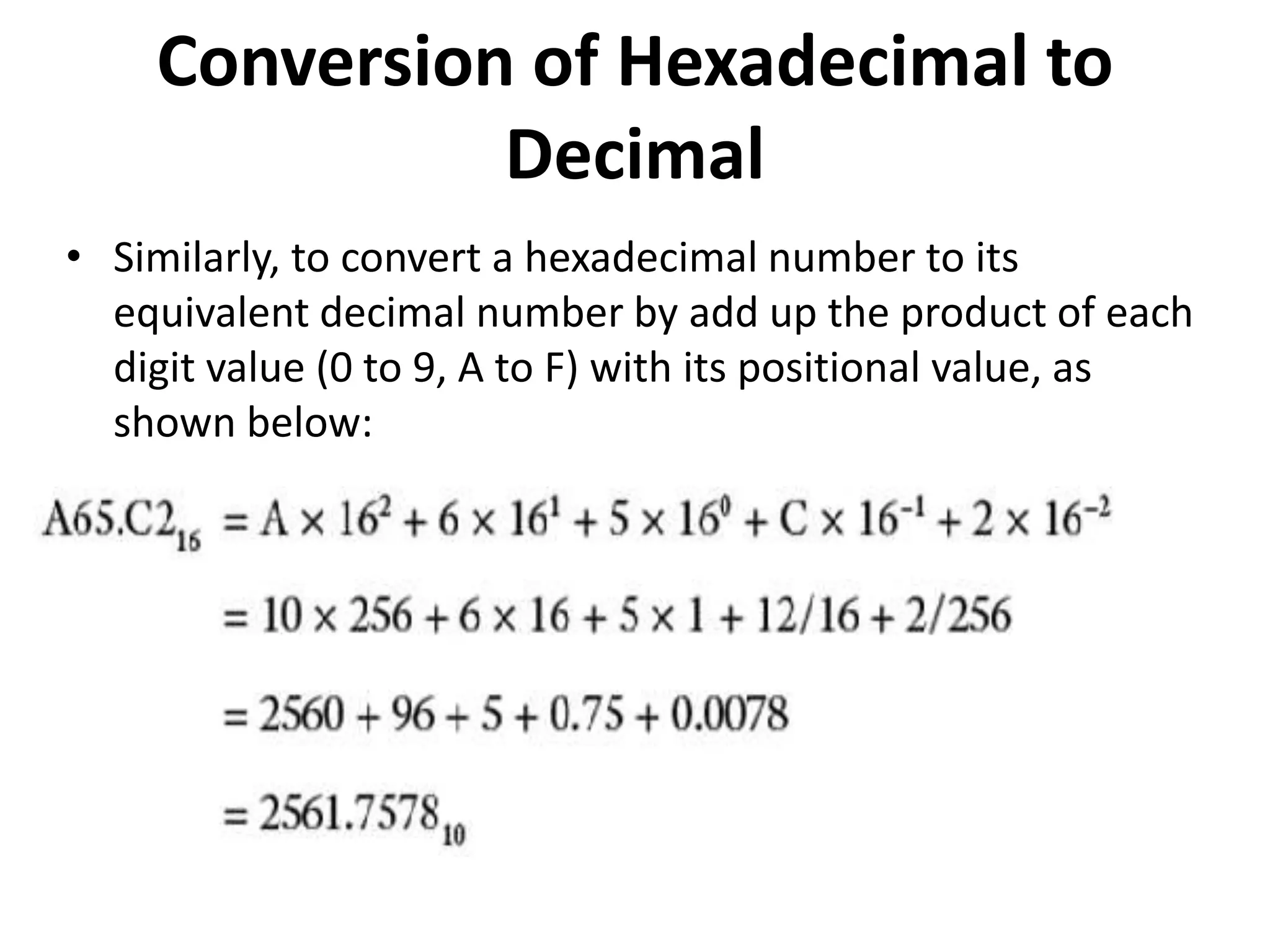 Decimal number system | PPTX