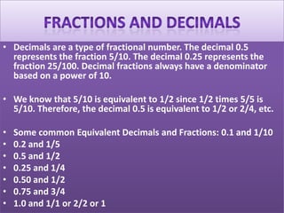 Decimal Def Decimal powerpoint presentation | PPTX