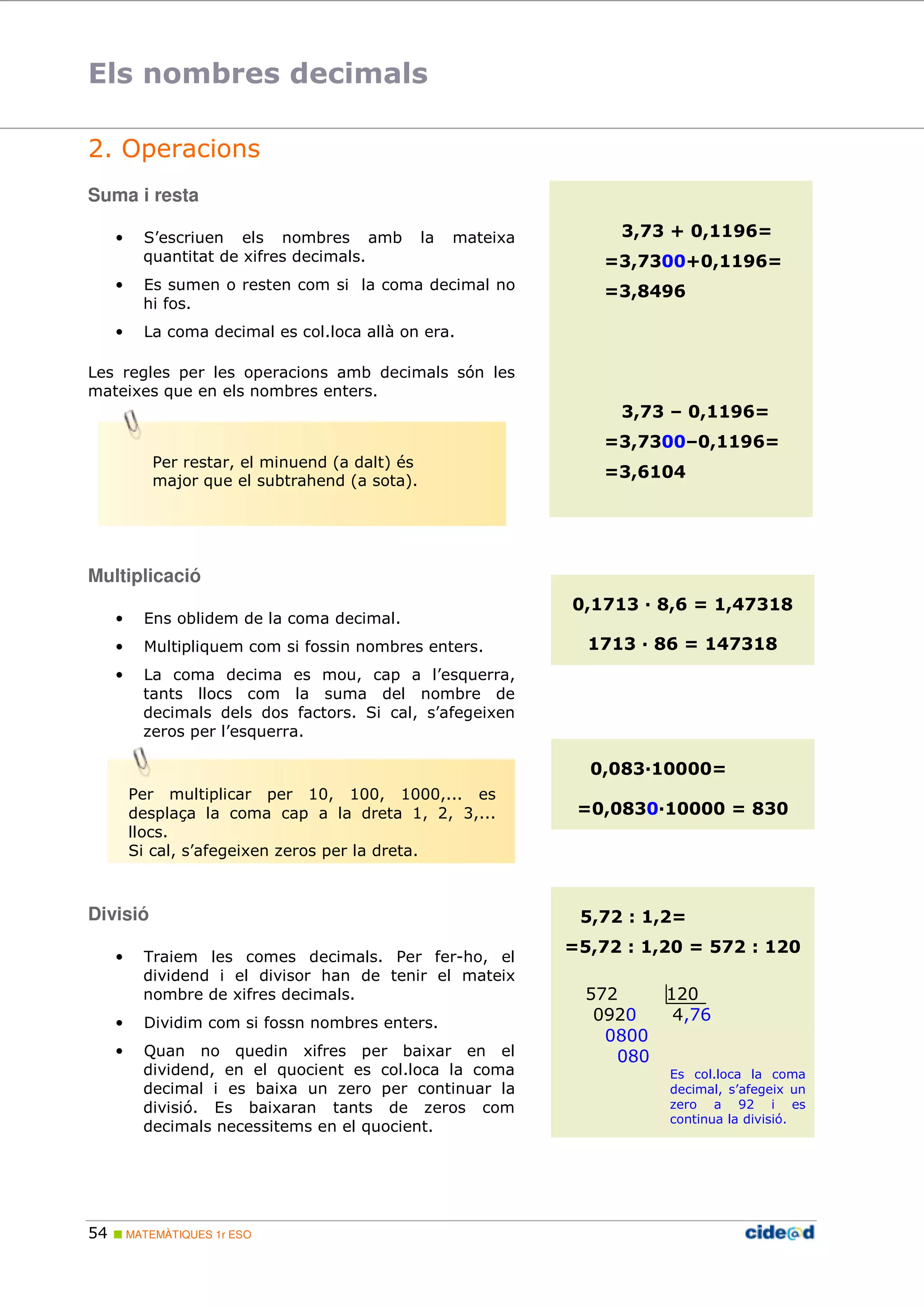 Decimals | PDF